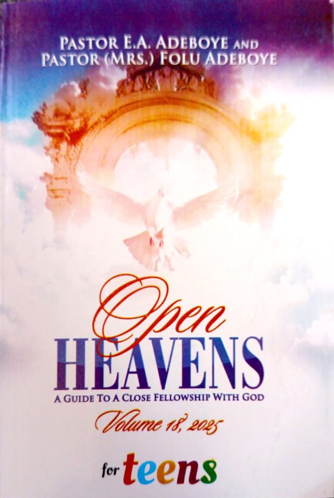 2025 — OPEN HEAVEN FOR TODAY, RCCG OPEN HEAVEN DEVOTIONAL JULY 2026 BY ...