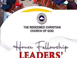 RCCG HOUSE FELLOWSHIP LEADERS' MANUAL 4 OCTOBER 2026