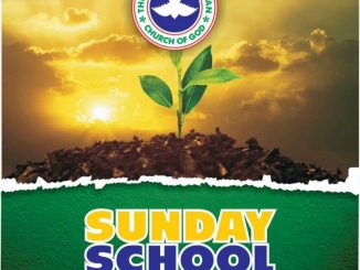 RCCG SUNDAY SCHOOL STUDENT'S MANUAL 25 OCTOBER 2026